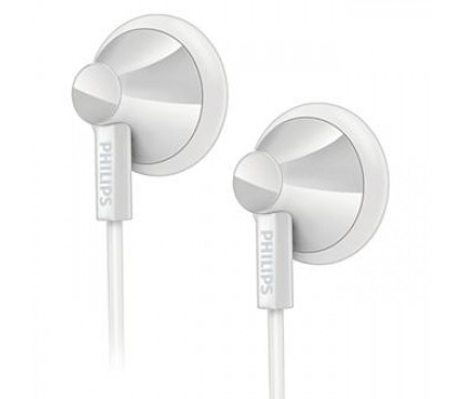 Philips SHE2105 In-Ear with Microphone White Headphones