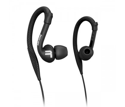 Philips ActionFit Black Earhook