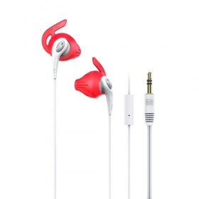 iLuv (FITACTRUNSWT) FitActive Run High Fidelity Stereo Sports Earphones-White 