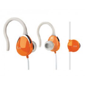 iLuv I203ORG Earbuds With Vertical Clip /Volume Orange