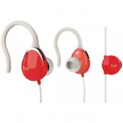 iLuv I203RED Earbuds With Vertical Clip /Volume Red