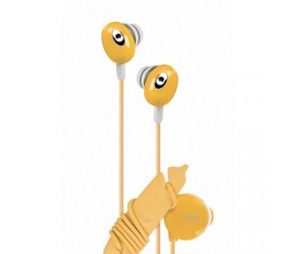 iLuv iEP311ORG The Bean In-Ear Stereo Earphone with Volume Control - Orange