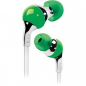 iLuv IEP313GRN Flat-Wire Green Earphones