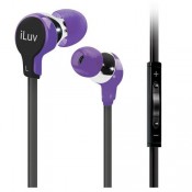 iLuv IEP317PUR Cortland Earphone with Apple RC, MIC - Purple