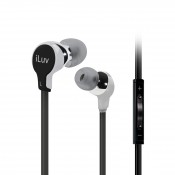 iLuv IEP317SIL Cortland Earphone with Apple RC, MIC - Silver