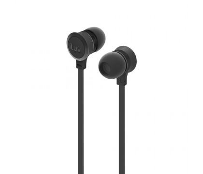 iLuv IEP334BLK Neon Sound Black Earphones