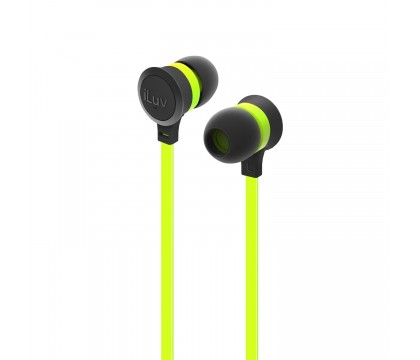 iLuv IEP334GRNN Neon Sound Green Earphones