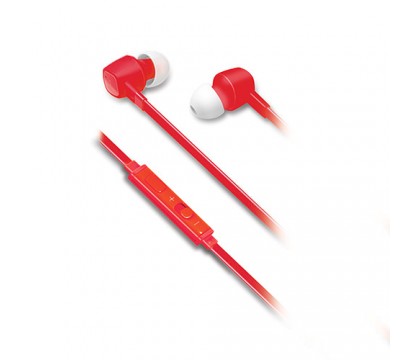 Iluve remote Smartphones RED Earphones