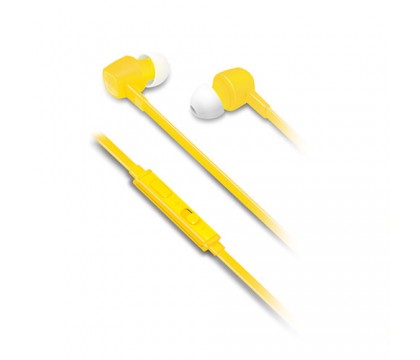 Iluve remote Smartphones Yellow Earphones