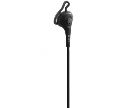 iLuv iEP414BLK FitAcctive High Fidelity Sports Earphones - Black