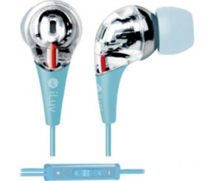 iLuv iEP505BLU Premium Blue Earphones