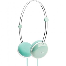 iLuv Headphone Sweet Coton with Remote,Apple Blue