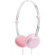 iLuv Headphone Sweet Coton Remote,Smartphone Pink