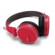 iLuv IHP635RED ReF High-Fidelity Stereo Headphones, Red