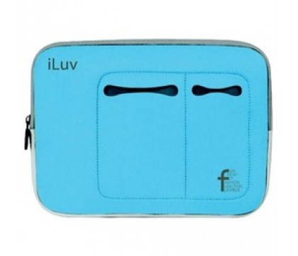 iLuv Mini Laptop Sleeve for 7-Inch to 10.2-Inch Mini Laptops - Blue (IBG2000BLU)