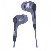 iLuv IEP222BLU Cafe Nites In-Ear Earphones - Compact Stereo - Blue
