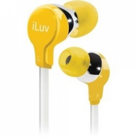 iLuv iEP314 Earbuds Ergonomic And Comfort, Yellow