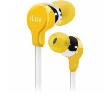 iLuv iEP314 Earbuds Ergonomic And Comfort, Yellow