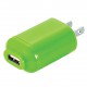 RadioShack DU1413 Wireless Gear AC USB Charger (Green)