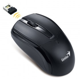 Genius 31030100101 MOUSE NS-6005 USB BLACK, 2-IN-1 BATTERY 101