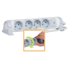 Legrand 694626 Multi-outlet extension for comfort - 4x2P+E orientable - 1.5 m cord