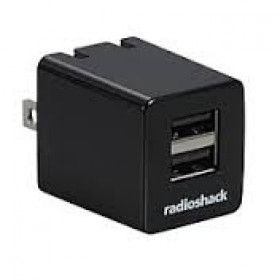 RadioShack 2730894 5V/1A Dual-USB AC Charger