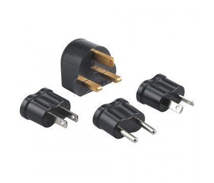 Voltage Valet Non-Grounded Adapter Plugs (4-Pack)