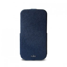 Puro SGS4FLIPBLUE Samsung Galaxy S4 Flipper case (BLUE)