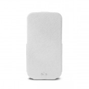 بورو (SGS4FLIPWHI) غطاء تليفون سامسونج جالاكسى إس 4 قابل للإنطواء