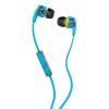 Skullcandy Smokin Buds 2 with Mic1, Hot Blue/Hot Lime (S2PGFY-327)