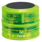 iHome® IHM60QN Rechargeable Mini Speaker (Neon Green)