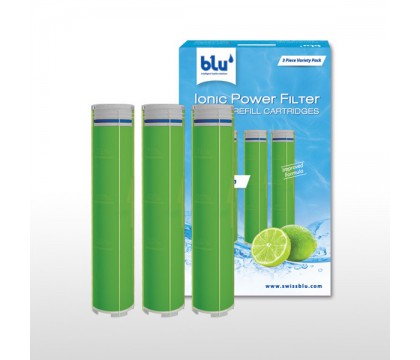 Blu Ionic Power Filter De-chlorinating Lemon Gel Refill Cartridges Ionic Power Filter