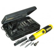 Stanley Black and Decker Pistol Grip Ratchet Screw Driver Set 22 pcs (Model:0-63-022)