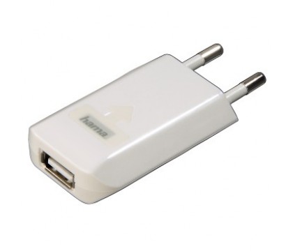 Hama 00106647 Picco USB Charger for Mains Plug for Apple