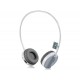 Rapoo H6020 Bluetooth Stereo Wireless Headset With Built-in Microphone for ipad iphone and Laptops Desktops PC - Grey