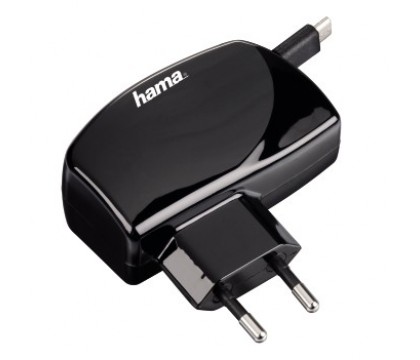 Hama 00115908 Business Travel Charger, roll up, for micro USB