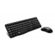 RAPOO X1800 WIRELESS MOUSE AND KEYBOARD - BLACK