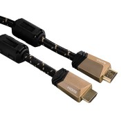Hama 00122125 High Speed HDMI™ Cable, plug - plug, ferrite, metal, Ethernet, 3.0 m