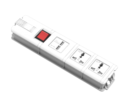 Radioshack TZ-11213  2 OUTLET POWER STRIP OVERLOAD PROTECTION WITH USB