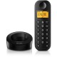 Philips D1201B/63 Cordless phone, Black