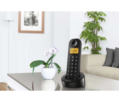 Philips D1201B/63 Cordless phone, Black