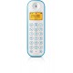 فيليبس (D1201WA/63) تليفون لاسلكى ذو لون أبيض/أزرق