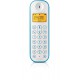 Philips D1201WA/63 Cordless phone, White and Aqua