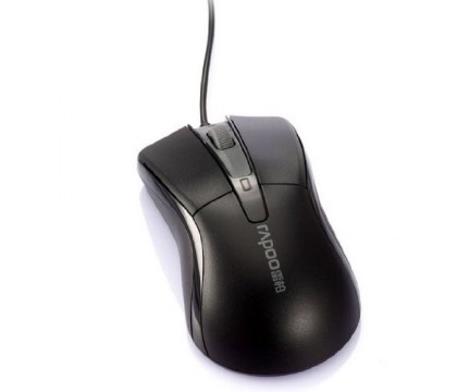 Rapoo N1162 Wired USB Optical Mouse Black