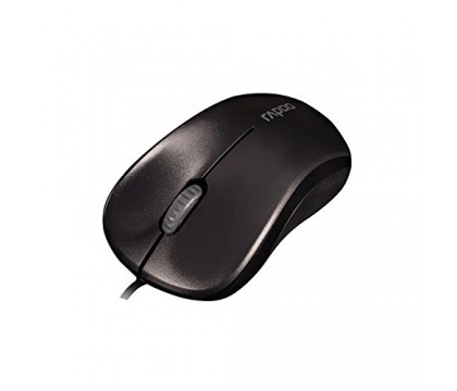 Rapoo N1130 Wired USB Optical Mouse Black