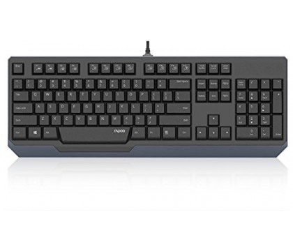 رابو (N2210) لوحة مفاتيح مزودة بسلك ذات لون أسود