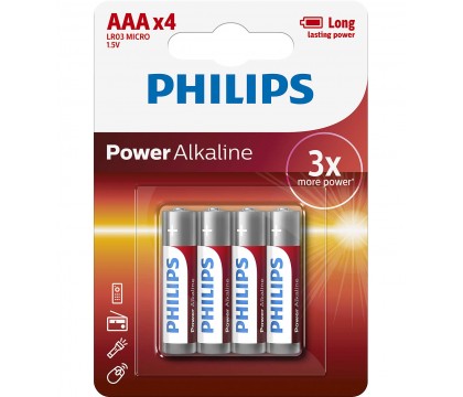 Philips LR03P4B/10  AAA Power Alkaline Battery  