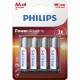 Philips LR6P4B/10 Power Alkaline Battery AA / LR6 Alkaline