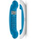 فيليبس (M5501WA/63) تليفون لاسلكى ذو لون أبيض/أزرق
