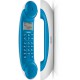 Philips M5501WA/63 Cordless phone, White and Aqua